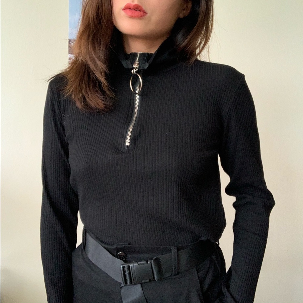Half Zip Long Sleeve Shirt